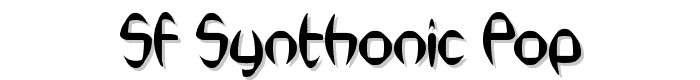 SF Synthonic Pop font